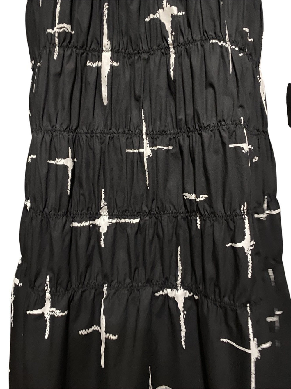 Snapdragon & Twig Mix Media Abstract Galaxy Dress S High End Boho Lagenlook - Picture 11 of 16